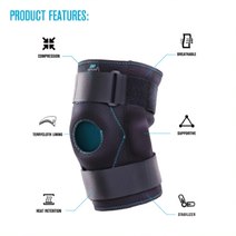 Stabilized Hinged Knee Wrap Ultimate Support for Mild to Moderate Strains, Instability, and Arthritis Relief