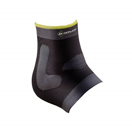 ANAFORM Deluxe Knit Ankle Brace Advanced Support in Stylish Black/Slime for Mild Sprains, Tendonitis, Arthritis and Soreness