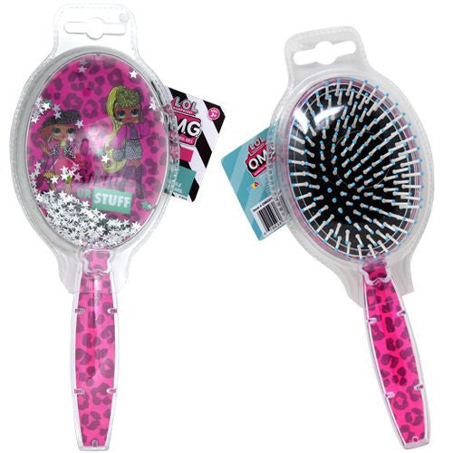 LOL "OMG" Printed Hair Brush Playful Girls Hair Accessory