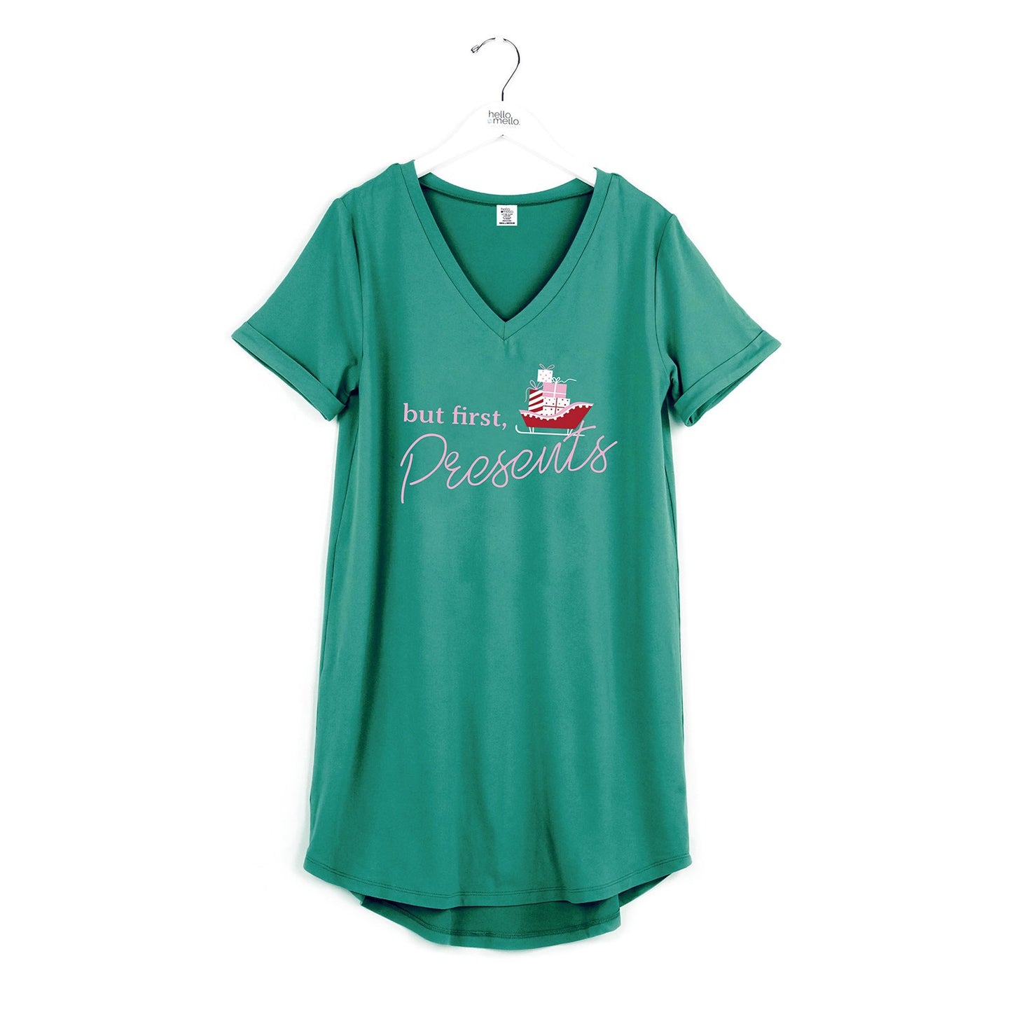 Hello Mello Holiday Sleep Shirts Embrace Festive Comfort with Dream-Worthy Softness!