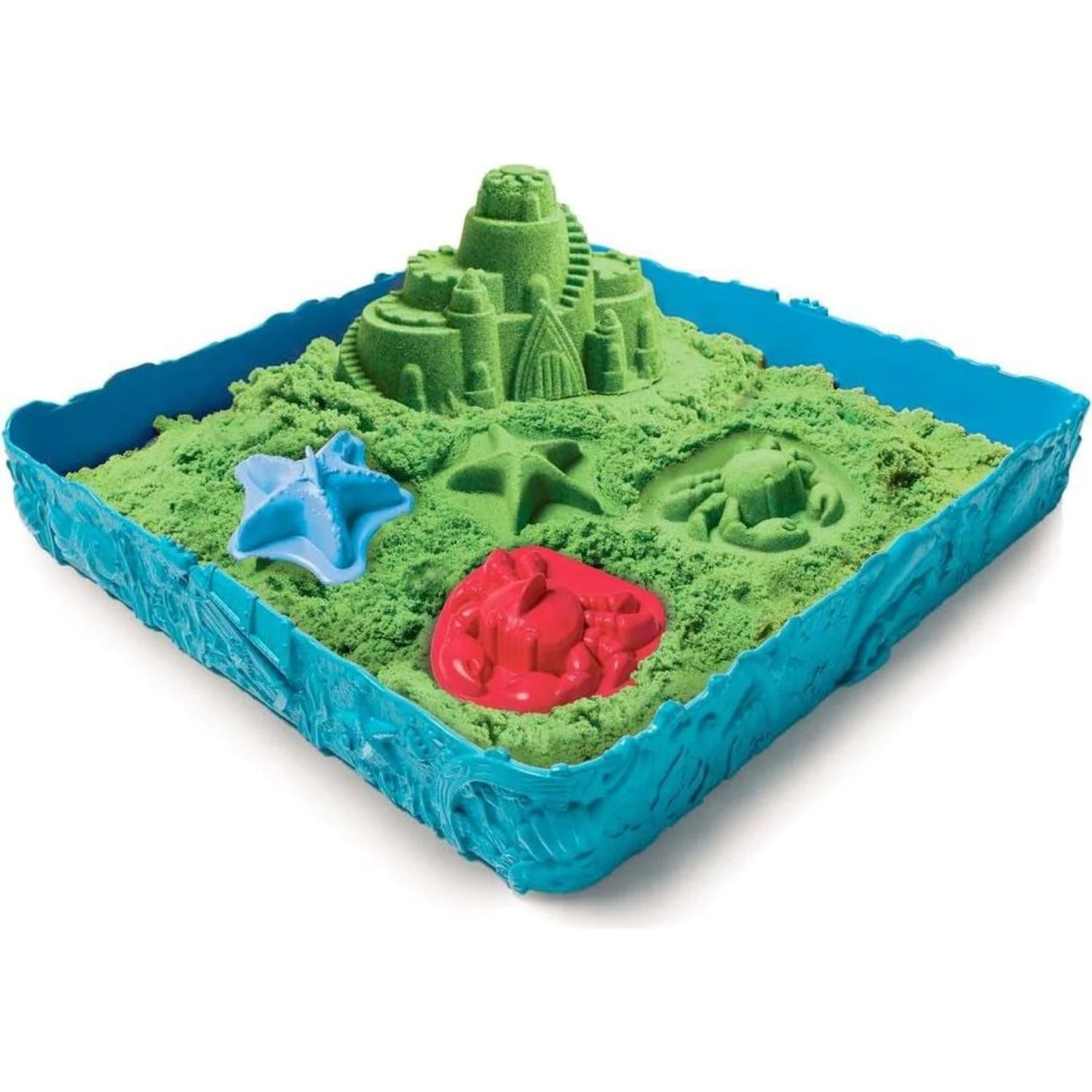 Kinetic Sand Spin Master Green – Non-Drying, Fun Sensory Play for Kids