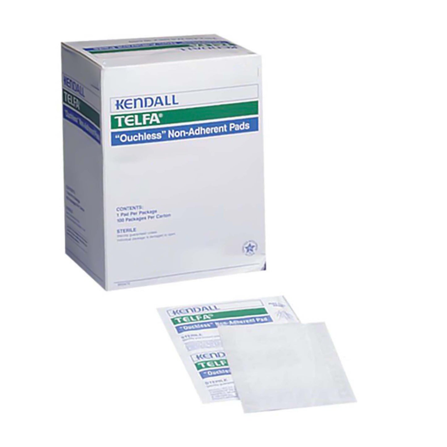 Telfa Ouchless Non-Adherent Dressing – 3 x 8 Inch, Nonsterile