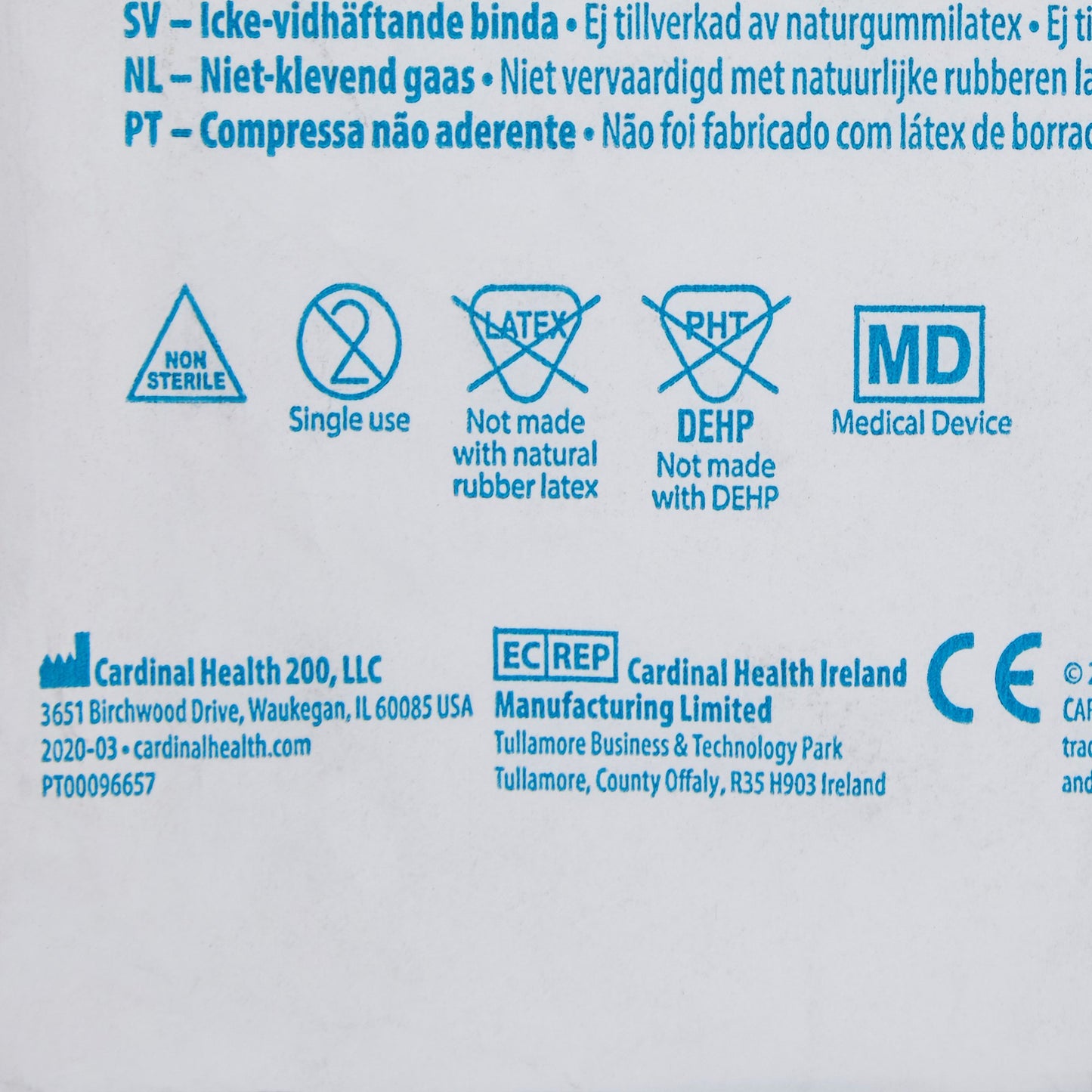 Telfa Ouchless Non-Adherent Dressing – 8 x 10 Inch, Nonsterile