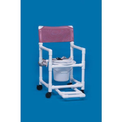 Commode / Shower Chair Standard Fixed Arms PVC