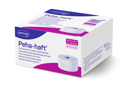 Peha-haft Absorbent Cohesive Bandage – 1 Inch x 4-1/2 Yard, NonSterile