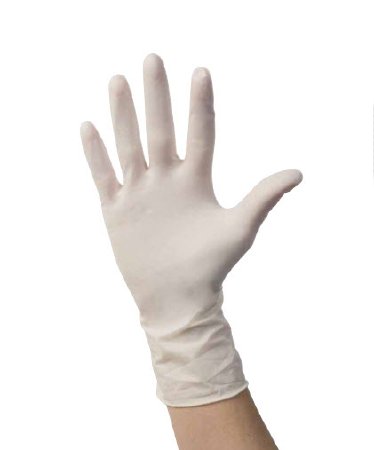 Exam Glove Positive Touch NonSterile Latex Standard Cuff Length Fully Textured Ivory Not Rated