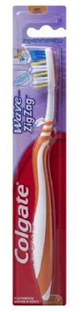 Toothbrush Colgate Wave ZigZag Orange Soft