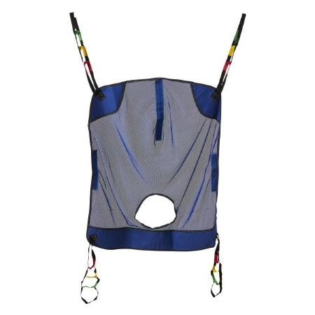 Patient Sling with Commode Opening 4 or 6 Point Cradle 2XL 600 lbs. Weight Capacity