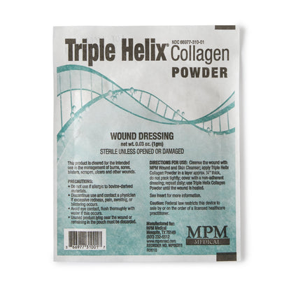 Triple Helix Collagen Powder – 1 Gram, Sterile (Bovine Type I Collagen)