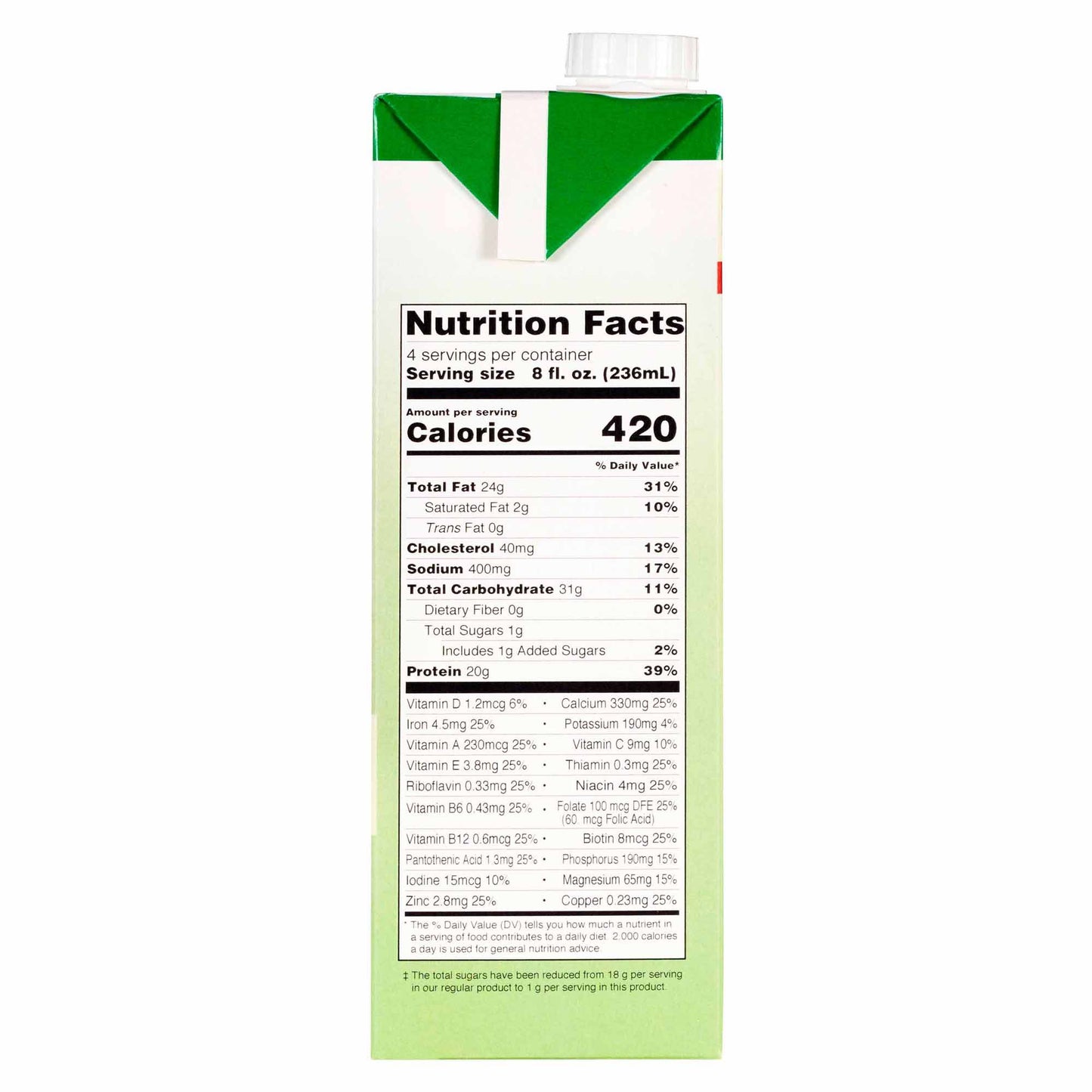 Med Pass Reduced Sugar Vanilla High Calorie Oral Supplement Liquid 32 oz Carton