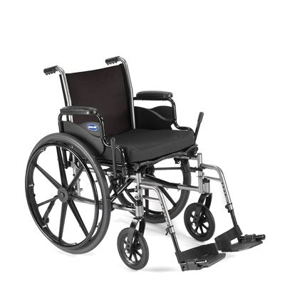 Lightweight Wheelchair Tracer SX5 Dual Axle Full Length Arm Elevating Legrest 18 Inch Seat Width Adult 250 lbs. Weight Capacity