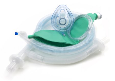 McKesson Anesthesia Breathing Circuit Expandable Tube 72 Inch Tube Dual Limb Adult 3 Liter Bag Single Patient Use