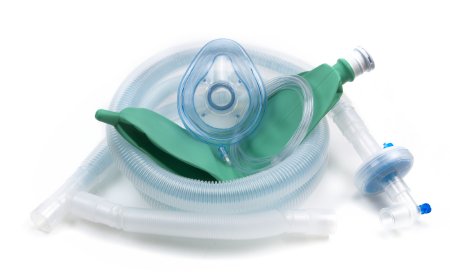 McKesson Anesthesia Breathing Circuit Expandable Tube 72 Inch Tube Dual Limb Adult 3 Liter Bag Single Patient Use