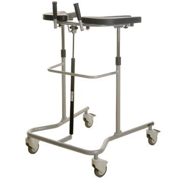 Cardiac Walker Pneumatic EVA Hospital Steel Frame 333 lbs. Weight Capacity 35-1/2 to 51 Inch Height