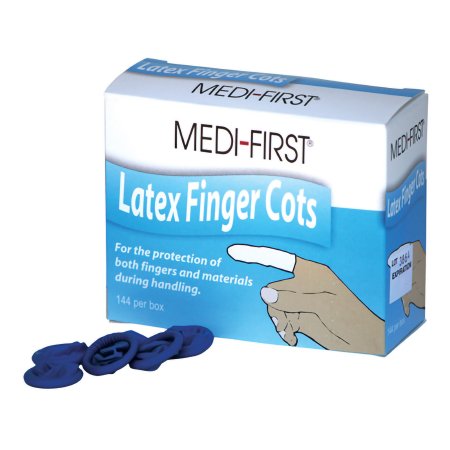 Finger Cot Medi-First 2-1/2 Inch Length Powder Free Latex NonSterile