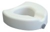 Raised Toilet Seat 4-1/2 Inch Height White