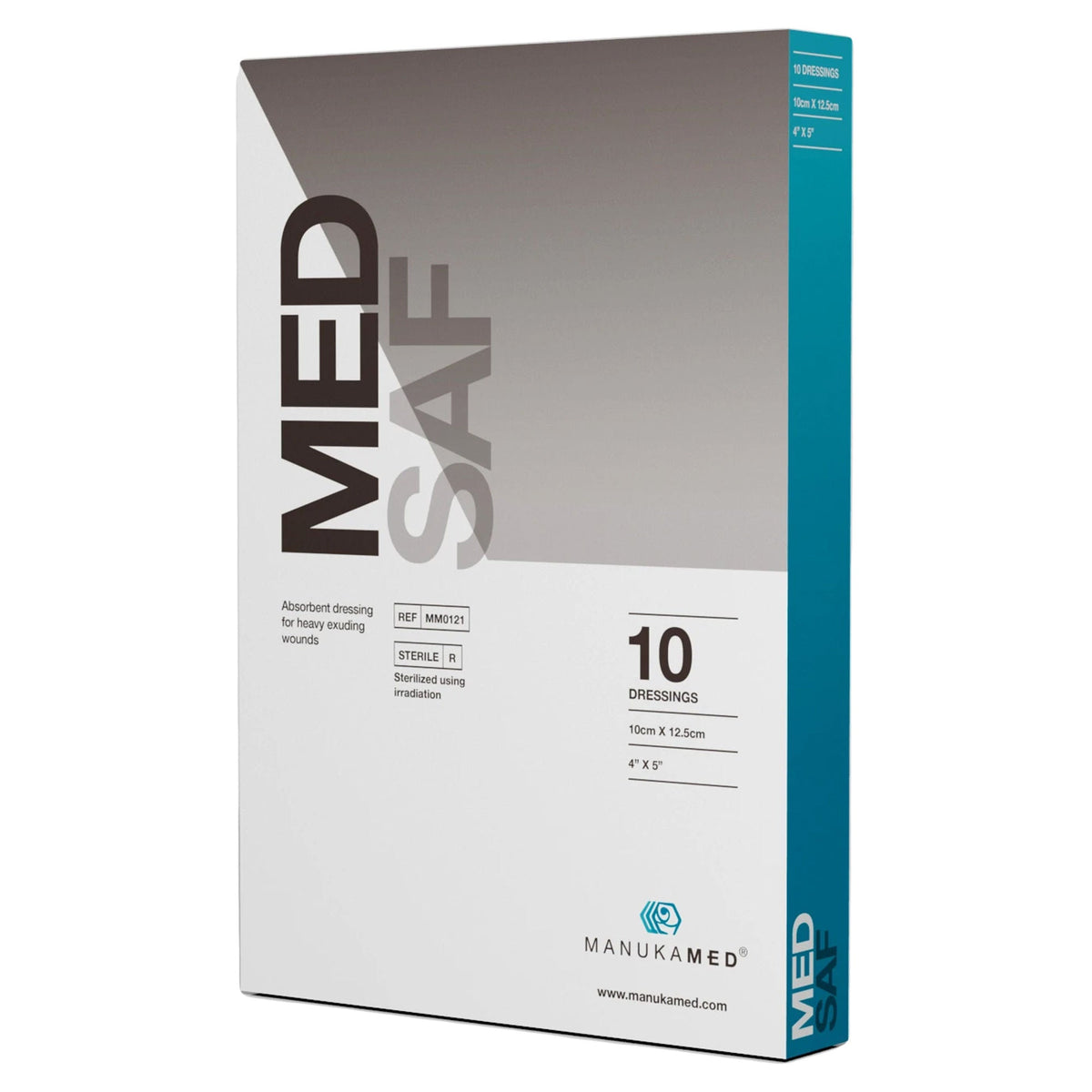 MedSaf Manuka Honey Wound Dressing 4 x 5 Inch Sterile