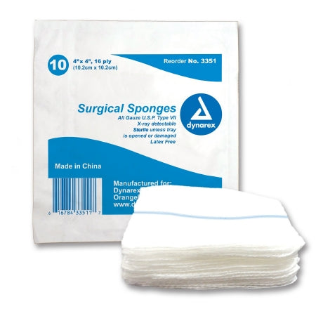 Gauze Sponge X-Ray Detectable