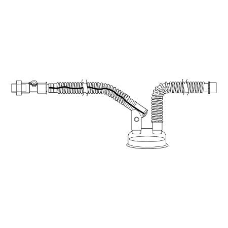 Respironics Ventilator Circuit Corrugated Tube Adult Without Breathing Bag Single Patient Use Passive Circuit