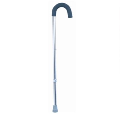 Round Handle Cane Breg Aluminum 30 to 39 Inch Height Silver