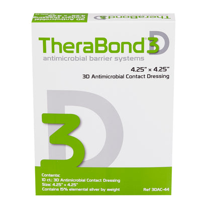 TheraBond 3D Silver Wound Contact Layer Dressing – 4-1/2 x 4-1/4 Inch