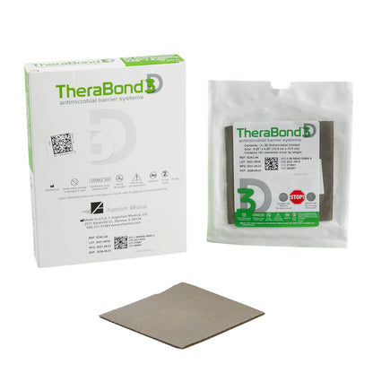 TheraBond 3D Silver Wound Contact Layer Dressing – 4-1/2 x 4-1/4 Inch