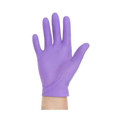 Exam Glove Purple Nitrile-Xtra Sterile Pair Nitrile Extended Cuff Length Textured Fingertips Purple Chemo Tested