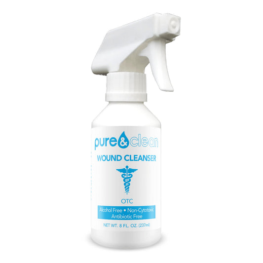 Pure and Clean Wound Cleanser – 8 oz. Spray Bottle, NonSterile