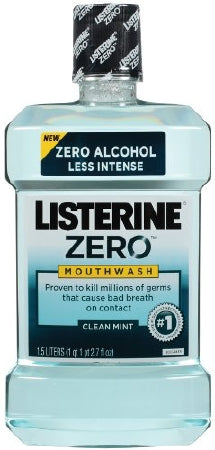 Mouthwash Listerine Zero Clean Mint Flavor