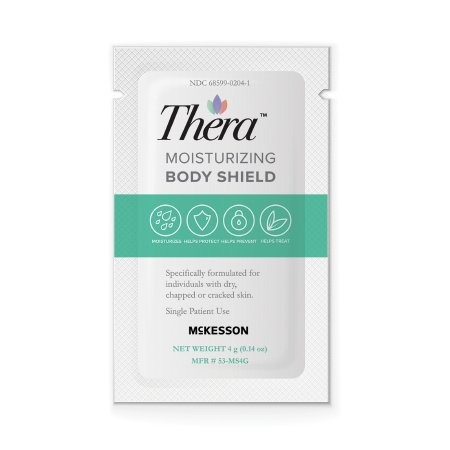 Skin Protectant Thera Moisturizing Body Shield 4 Gram Individual Packet Scented Cream