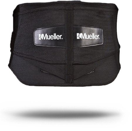 Back Brace Mueller One Size Fits Most Hook and Loop Closure 28 to 50 Inch Waist Circumference Adult