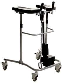 Cardiac Walker Pneumatic EVA Steel Frame 333 lbs. Weight Capacity 35-1/2 to 51 Inch Height