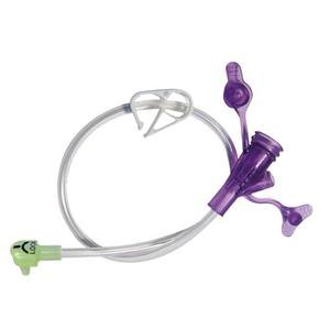 Right Angle Dual ENFit Y-Port Feed Set micro G-JET 12 Inch, Sterile