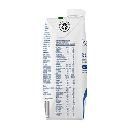 Kate Farms Standard 1.0 Vanilla Flavor Liquid 11 oz Carton Plant-Based Oral Nutrition Supplement