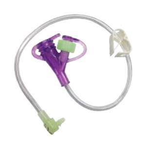 Gastric Extension Set with Purple Hybrid Y-Port G-JET 12 Inch