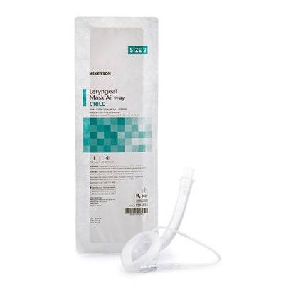 Curved Laryngeal Mask McKesson Size 2 10 mL Cuff PVC Single Patient Use Sterile