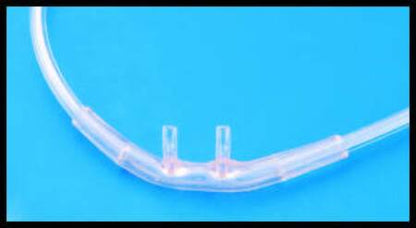 Nasal Cannula AirLife Adult Curved Prong / NonFlared Tip 7 Foot O2 Line