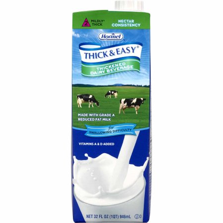 Thickened Beverage Thick & Easy Dairy 32 oz. Carton Milk Flavor