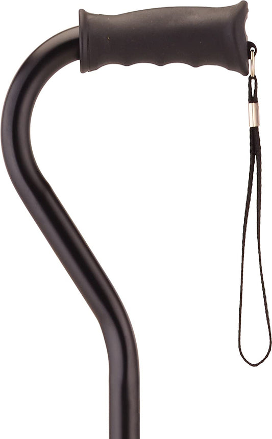 Offset Cane with Rubber Handle