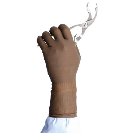 Surgical Glove Protexis PI Orthopaedic Sterile Polyisoprene Standard Cuff Length Smooth Brown Not Chemo Approved