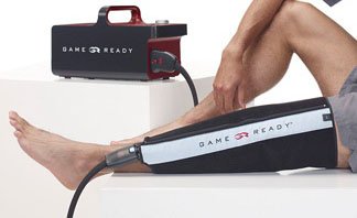 Compression Pump Knee Wrap With Active Temperature Therapy Game Ready Knee