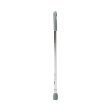 Round Handle Cane McKesson Aluminum 28-3/4 to 37-3/4 Inch Height Silver