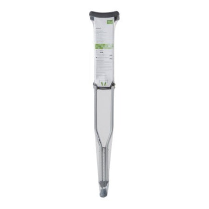 Underarm Crutches McKesson Tall Adult 5 Foot 10 Inch to 6 Foot 6 Inch User Height Aluminum Frame 350 lbs. Weight Capacity