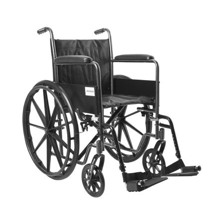 Wheelchair McKesson Dual Axle Full Length Arm Swing-Away