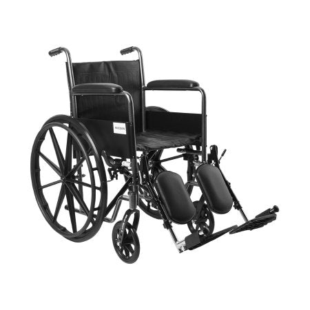 Wheelchair McKesson Dual Axle Full Length Arm Swing-Away