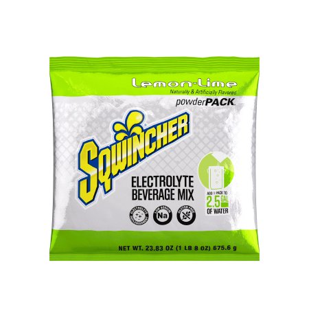 Oral Electrolyte Solution Sqwincher Powder Pack Lemon-Lime Flavor