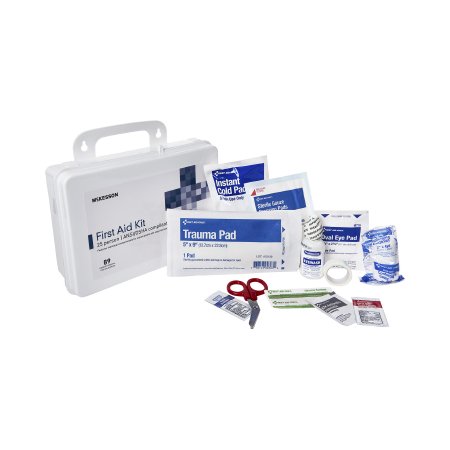 First Aid Kit McKesson 50, 10, 25 Person Plastic Case