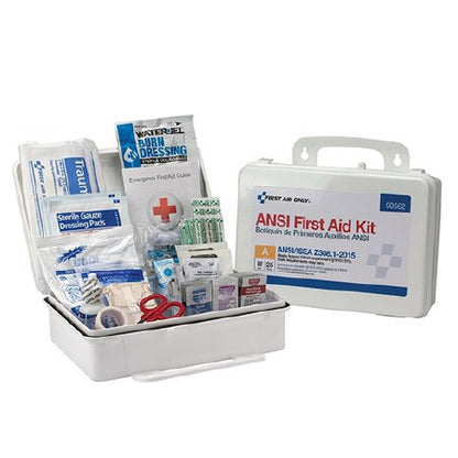 First Aid Kit ANSI A 10, 25 Person Plastic Case