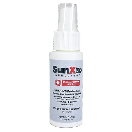 Sunscreen SunX SPF 30 Liquid 2 oz. Pump Bottle