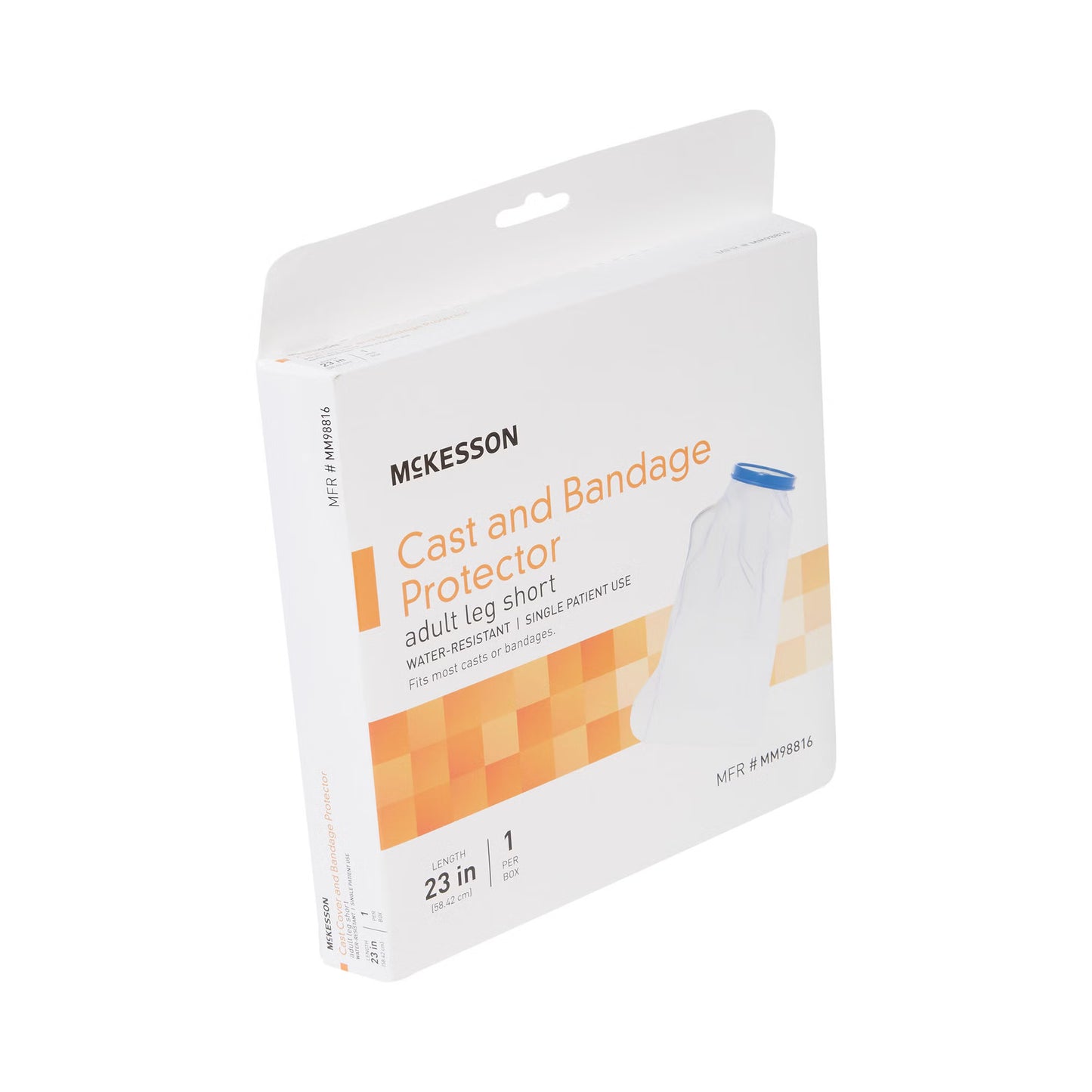 McKesson Adult Short Leg Cast Cover 24 Inch Waterproof Vinyl